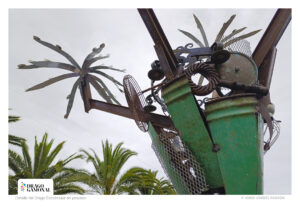 Detalle del Drago Ecocircular de Francis Cabello en el Mesón El Drago - © Jordi Verdés Padrón